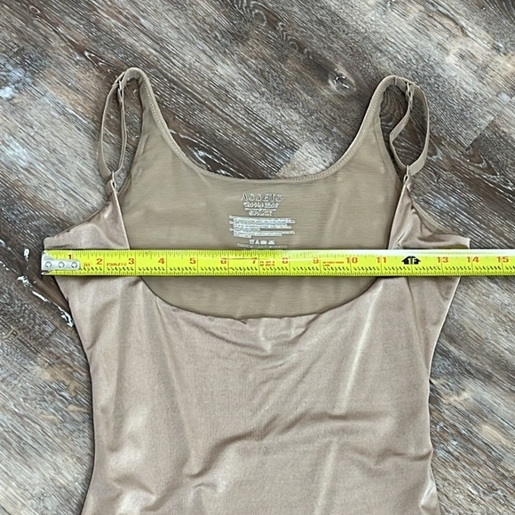 Assets Red Hot Label Spanx Open Bust Mid Thigh Body Briefer Shapewear Women's L - Picture 6 of 11